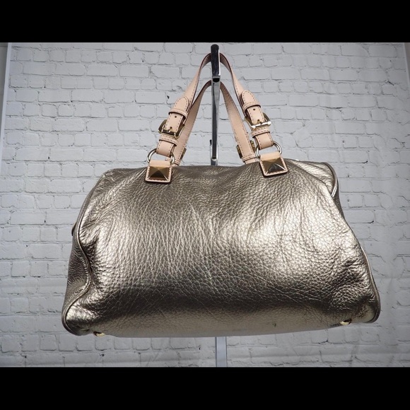 Michael Kors Gold Satchel - Picture 5 of 9